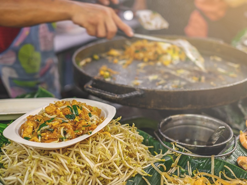 Sokakta pişen yemekler